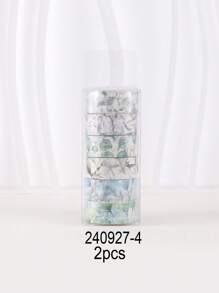 6rolls Mixed Pattern Washi Tape Back To School