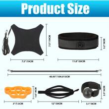 Volleyball Trainingsausrüstung, Premium Volleyball Rückpralltrainer Set, Alleintrainer zum Üben von Aufschlag, Zuspiel, Angriff und Armswing, Volleyball Geschenke für Teenager Mädchen und Jungen