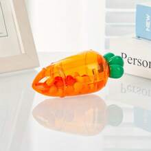 10pcs Mini Carrot Shaped Clear Plastic Candy Storage Box, Easter Party Favor Jars, Plastic Easter Bunny Gift Containers, Suitable For Easter Egg Hunts, Birthdays And Christening Celebrations