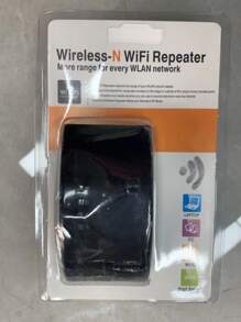 1 300Mbps 远程 WiFi 信号增强器中继器 - 扩展 WiFi 覆盖范围、可靠连接、 - 查看 12