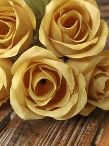 1 Bunch Of Simulation Roses Spring Home Living Room Bedroom Table Scene Party Decoration Shooting Hand Bouquet