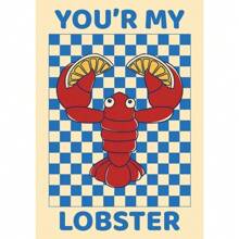 1pc Colorful Sardine Lobsters Crabs Fish Marine Animals Canvas Paintings Kitchen Living Room Home Decoration No Frame