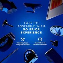 pizarrón blanca magnética portátil grande con soporte, pizarrón doble vista de doble cara estilo caballete con ruedas, pizarrón blanca móvil de pie para oficina, aula y hogar - Blanco perla - Ver 4