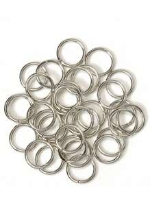 200pcs/Pack Delicate Minimalist Open Jump Rings, Closed Linking Rings, Handmade DIY Bracelet, Earrings, Jewelry Accessories - 200 Pcs/pack Single Loop - View 32