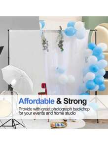 Marco de fondo de estudio, marco de arco para bodas, marco de fondo ajustable de 10x6.5 pies de altura, adecuado para ceremonias, cumpleaños, bodas, decoraciones de flores para el Día de la Madre, ceremonias de graduación, fiestas, decoración para eventos de bodas