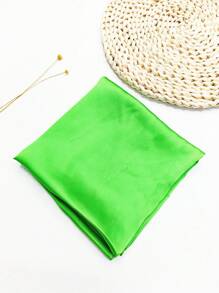 1 Stück Damen Bandana aus seidiger Chiffon 70x70cm quadratisches Halstuch, geeignet für den täglichen Gebrauch