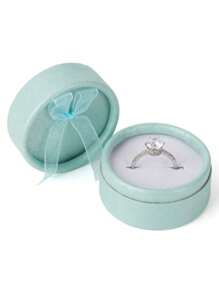 30pcs 55*55*36mm Round Multi-Color Fashion Jewelry Ring Box, Suitable For Christmas, Birthdays, Anniversaries, Valentine's Day, And Other Festivals