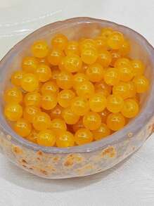 100pcs 8mm Imitation Jade/Agate Beads, Transparent Pottery Glazed Round Beads For DIY Bracelet Necklace Jewelry Making - Multicolor - View 8