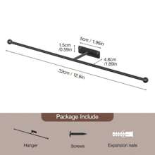 1 件金色/黑色金属壁挂式珠宝收纳盒项链架适用于耳环手链戒指发带眼镜展示架礼物女士女孩 - 多色 - 查看 14