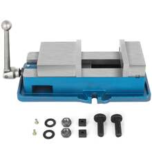 High Precision Milling Vice 3/4/5/6 Inch,Bench Clamp Vise Nodular Cast Iron Material,Flat Clamp Vise Or With Rotating Base/Angle-Set Plain Mill Vise For Milling Drilling Machine And Precision Parts Finishing - 4" Angle-set Plain - View 8