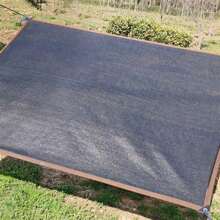 1 Pieza Red de Sombra Negra, Toldo Exterior para Invernaderos, Patios, Piscinas, Patios y Jardines - Negro - Ver 5