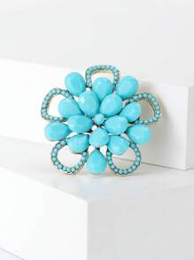 Spilla bohémien alla moda a fiori turca per accessori di abiti da donna, vestiti, tailleur, per feste, banchetti, regalo