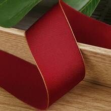 Cinta de seda de moral de dos caras con ribete colorido, suministros de accesorios para el cabello DIY como lazos, tiradores y broches, cinta de satén de poliéster