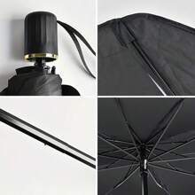 Premium Titanium-Coated Car Windshield Sunshade - Blocks Heat & UV, Retractable Design For Easy Storage - Fits All Vehicles - Perfect For Summer & Hot Weather - Ideal Gift For Car Owners
