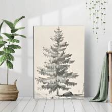 1 Pc Framed Nature Landscape Wall Art Canvas Poster Painting Wall Decor For Bedroom Living Room - 彩色 - 查看 3