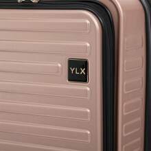 ASSODA High Quality Front Opening Suitcase, Side Opening Suitcase, Rolling Suitcase - Black - View 5