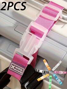 Correas ajustables para equipaje con hebilla de plástico, correas para empacar, accesorios con liberación rápida para viajes de negocios, maleta, mochila y bolso de viaje