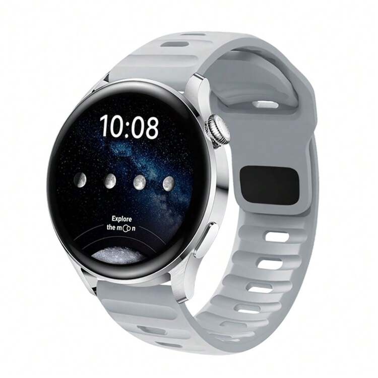 Curea din silicon de 20 mm și 22 mm compatibilă cu Watch GT5, GT 5 Pro, 46 mm, compatibilă cu GT 4 3 2, GT4 GT3 Pro, brățară inteligentă de 46 mm - 22 mm - Vizualizare 9