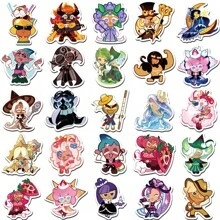 50 szt. Cookie Run: Naklejki Kingdom na telefony komórkowe, komputery, lodówki, rowery, samochody, kaski, przyjęcia urodzinowe, Boże Narodzenie