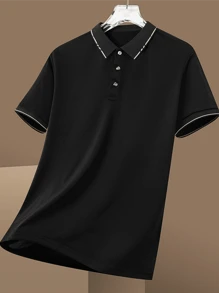3pcs Men's Summer Polo Shirts, Breathable Short Sleeve Relaxed Fit Casual Business Polos