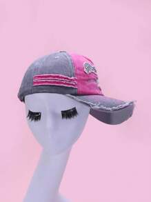 Gorra de béisbol unisex vintage desgastada de mezclilla, marca