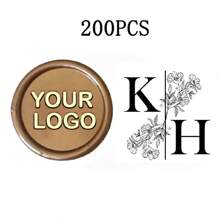 200 Pcs Wax Seals Stickers, Custom Logo Wax Stickers, Handmade Wax Seal Stickers For Wedding Invitation, Self-Adhesive Envelope Wax Stickers-Bronze,Back To School,School Supplies,Multi-Functional,Ornamental,Reusable,Modern,Colorful,Cute,Vintage,Cartoon,Kawaii,Custom,Personalized,Unique,Customized,Workers,Clients,Students,For Business/Work/Office,For School,School Supplies,Back To School,For Office,For School,For Classroom,For Teacher Gifts,For University,For Colleague,For Dorm Rooms,For Teacher,For Boys And Girls,For Teenagers,Junior High School Students,Middle School Students,High School Senior High School Students,College Students,University Students,Freshman,Sophomore,Underclassmen