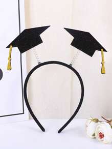 1pc - Graduation Seasonparty Supplies Accessories Graduation Atmosphere Hair Decoration, Photo Prop Headband, Graduation Decorations, Graduation Gifts, Perfect Gift For Family Friends, Classmates