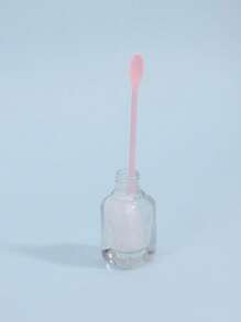 1pc Cosmetic Scoop Made Of Silicone, Both Ends Can Be Used For Foundation, Face Cream, Etc. Can Be Scooped Up