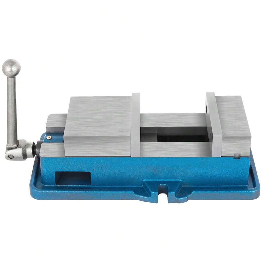 High Precision Milling Vice 3/4/5/6 Inch,Bench Clamp Vise Nodular Cast Iron Material,Flat Clamp Vise Or With Rotating Base/Angle-Set Plain Mill Vise For Milling Drilling Machine And Precision Parts Finishing - 4" Angle-set Plain - View 1