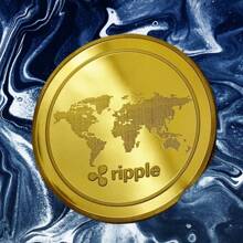 Ripple (XRP) Commemorative Coin Collectible Gift Coin, Reward Coin To Give To Friends - Gold - View 7