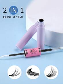 1 lọ keo dán mi giả dạng chùm 5ml, độ bám dính cao, dịu nhẹ, không gây kích ứng và chống thấm nước, thích hợp cho mi giả dạng chùm, giữ được độ bám dính trong suốt và kín khí trong 72 giờ, thích hợp cho việc tự làm mi giả tại nhà, không chứa latex. - trắng - Xem 3