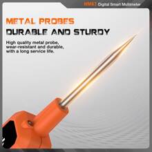 HM67 Intelligent Digital Pen Multimeter, Voltage Measurement, Resistance Measurement, On-Off Detection, Auxiliary Lighting, Automatic Shutdown, Car Battery Inspection - Orange - View 7