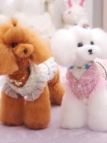 Princess Dress & Jacket For Pets, Suitable For Poodle, Maltese, Yorkshire Terrier In Spring And Autumn