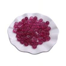 12mm 20/50/100pcs Pack Mix Colorful Color Stock Resin Flat Rhinestone Spacer Rondelles Beads For Beadable Pen Keychain Fashion Chunky Necklace Bracelet DIY Jewelry Making