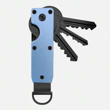 Organizador de llaves inteligente de metal con destornillador, llavero minimalista que sostiene de 2 a 6 llaves, bolsa para llaves de menos de 6,2 cm - Multicolor - Ver 16