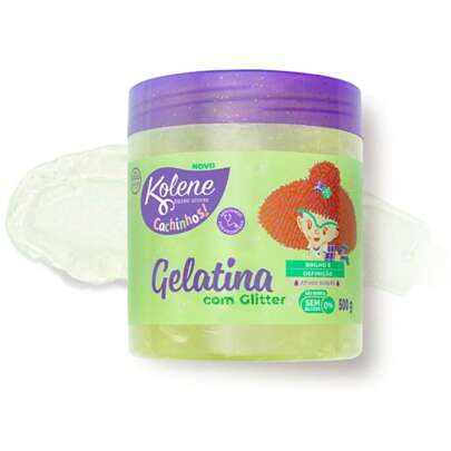 Gelatina Modeladora Kolene Cachinhos com Glitter 500g