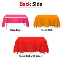 Trade Show Table Cloth Custom, Spa Logo Table Cover With Logo, Personalize Table Covering With Text For Craft Show, Vendor Event Supplies - Custom size Table - View 6