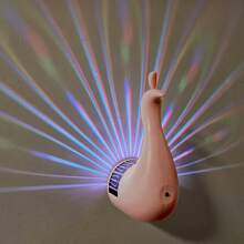 LED Peacocks Wall Lamp Colorful Ambient Lighting Home Remote Control Wall Lamp Bedside Colorful Atmosphere Lamp Creative Nightlight - Multicolor - View 9