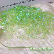 Mini asymmetrische Form Aurora Strass Nail Art Dekoration, kleine Nail Jewelry und Accessoires, super glänzende Nail Zubehör Nägel Nail Charms Nail Gems