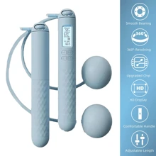 NetHong Cordless Jump Rope Ropeless Skipping Rope With Digital Counter Skipping Rope - Multicolor - View 10