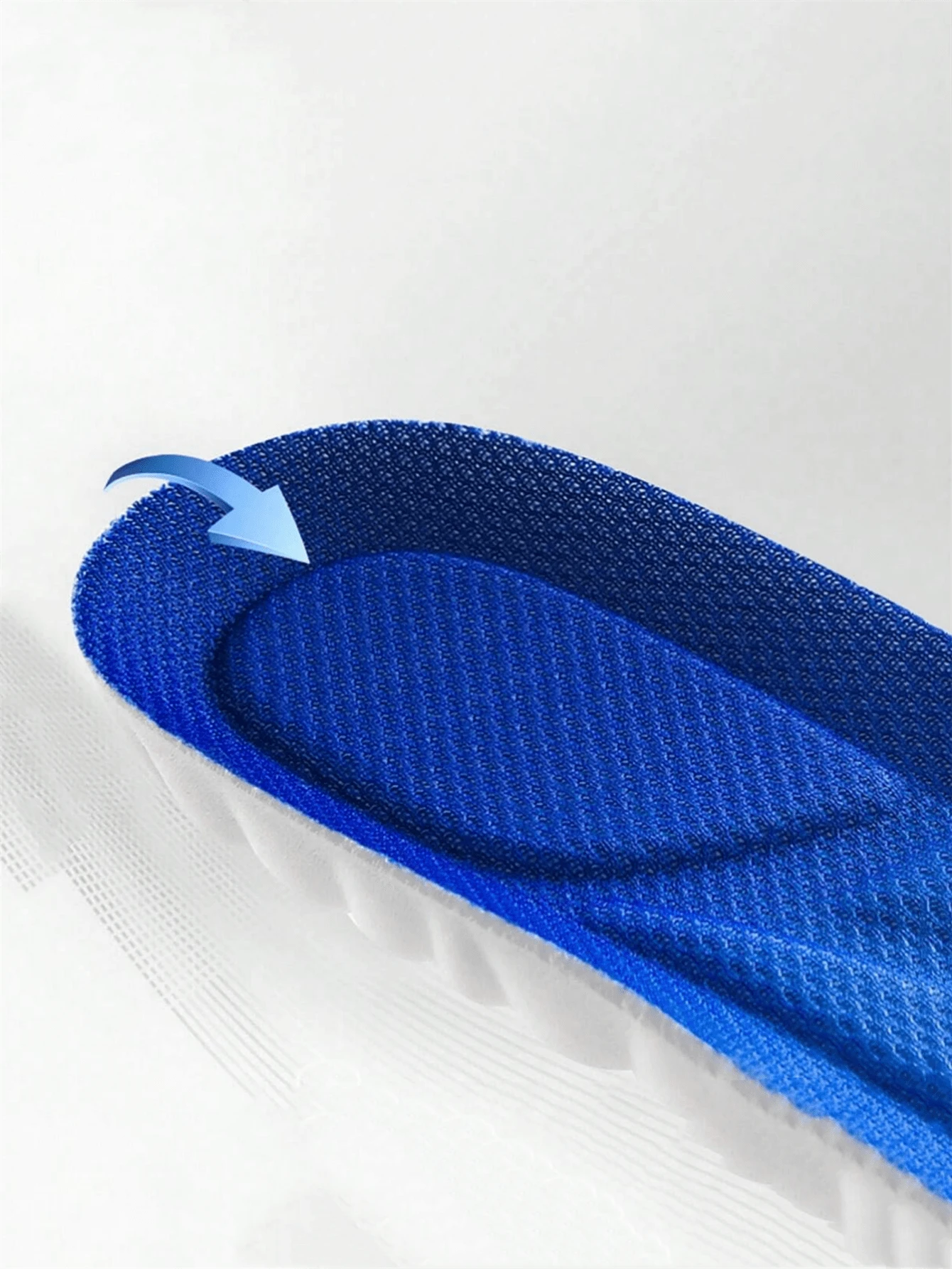 1 paire de semelles intérieures universelles 4D pour le sport, coussin épais et doux, absorption des chocs haute élasticité, respirant évacuant la transpiration, insert pour chaussures longue longueur pour chaussures athlétiques, décontractées, de course et plus - Multicolore - Voir 4