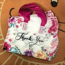 5/10/15 件优质礼品袋 - 多功能购物和派对礼品袋，适用于婚礼、生日等 - 适用于小型企业和活动的塑料工艺袋