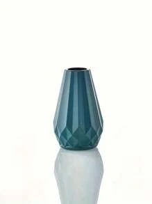 1pc Plastic Vase Scandinavian Color Vase Wet And Dry Flower Arrangement Container Decorative Planter Crafts Imitation Glaze Drop Resistant Living Room Drop-Proof Vase Decorative, Creative Minimalist Fresh And Simple Floral Vase , Home Decoration Ornaments Gifts Birthday Graduation