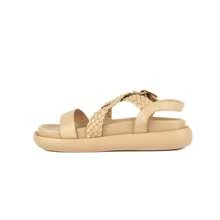 Sandalia Plataforma Confort Casual para Mujer Walki KATIA - Beis - Ver 3