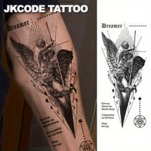 JKCODE TATTOO 男士临时纹身 - 藍色 - 查看 3