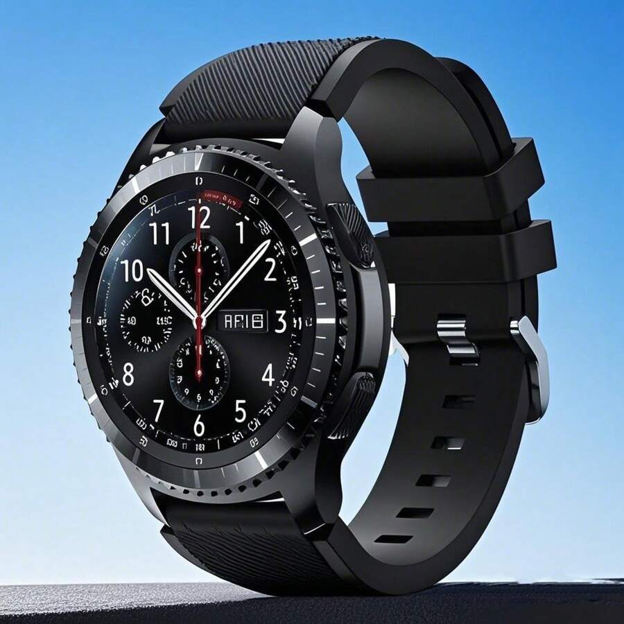 Silicone Strap Smart Watch Band Compatible With Galaxy Watch Gear S3/Gear 2 Vivoacive Silicone Sports Watchband 20mm 22mm For Men & Women