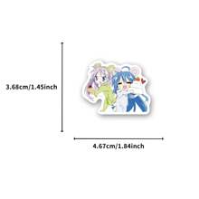 50pcs Cute Lucky☆Star Izumi Konata Mix 1.5-2.0 Inches PVC Cartoon Waterproof Graffiti Stickers For Office Supplies Phone Motorcycle Helmet Computer Cars Guitar Boot Home