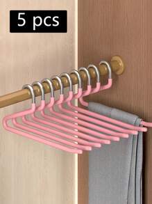 5/10 Pieces Stainless Steel Z-Shaped Pants Racks, Multi-Purpose, Space Saving, Multi-Function, For Closet Organizer, Pants, Jeans, Scarves, Wardrobe, Bedroom Storage