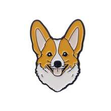 1pc Enamel Cartoon Dog Brooch - Cute Badge For Backpack And Clothes Pin For Clothes Bag Charm School Kpop Teacher Supplies Bag Charms Office Accessories Shirts Jacket Jewelry Halloween Autumn-Winter Accessories,Suitable For Teens, Youth,Men,Casual, Outdoor, Athletic, Vacation, Graduation Gifts, Birthday, Daily Wear Funny Teacher Gifts Costume Accessories Christmas Men Gifts Bag Pins - Black - View 11