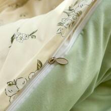 2/3 件 Ditsy 花卉印花羽绒被套套装，1 个羽绒被套 1/2 个枕套（无填充物），柔软、透气、面料，适合卧室，所有季节，适合单人床、双人床、大号床、特大号床，可机洗